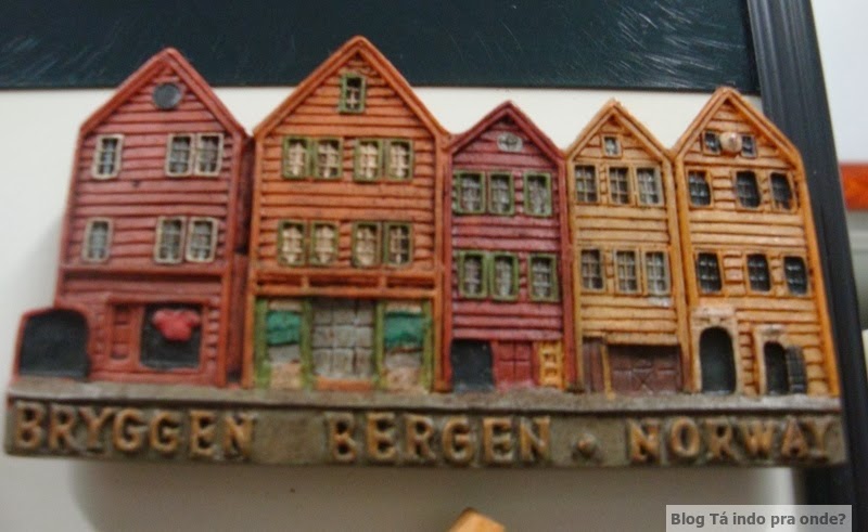 imã de geladeira de Bergen