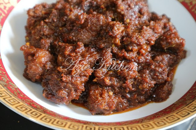 Sambal Daging Hitam Juadah Raya Yang Sangat Sedap