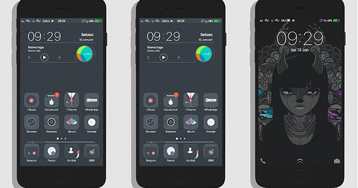 √ Black Worst Theme .itz For Vivo