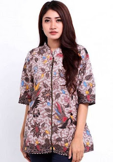 Model Baju Batik Wanita Modern Terbaru