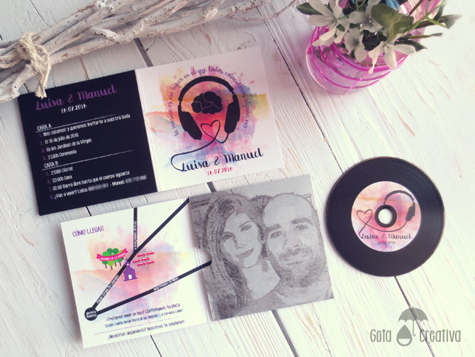 invitaciones_boda_vinilo_gotacreativa invitaciones_boda_vinilo_gotacreativa