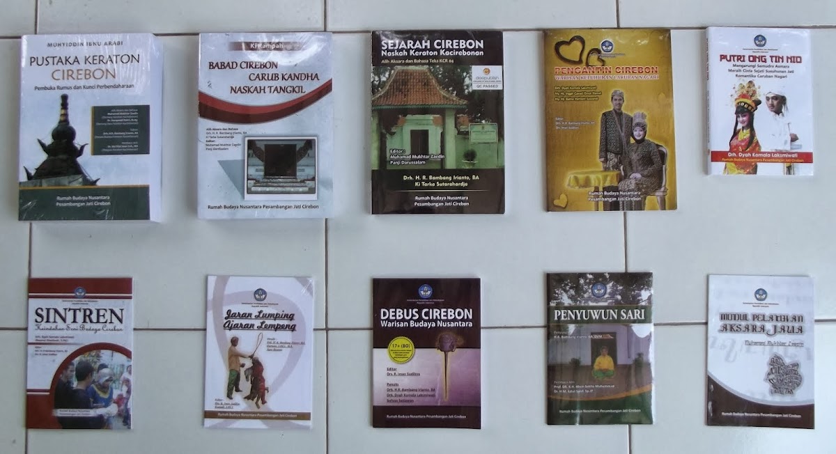Buku-buku Terbitan Rumah Budaya Nusantara Peambangan Jati Cirebon