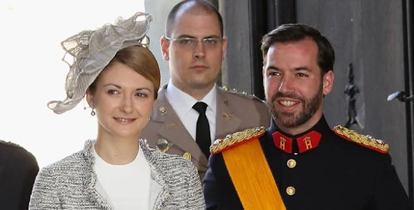 Princess Stephanie and Prince Guillaume wedding ceremony, wedding dress and wedding diamond rings