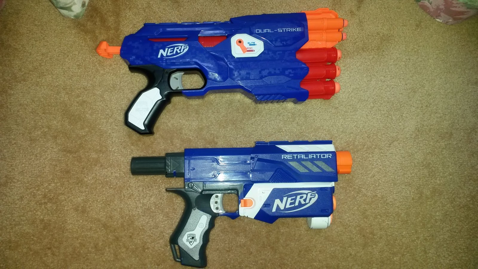 Outback Nerf Review Nerf Elite DualStrike (grey trigger)