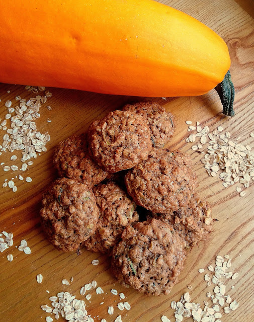 Owsiane ciasteczka z cukinią / Zucchini Oatmeal Cookies