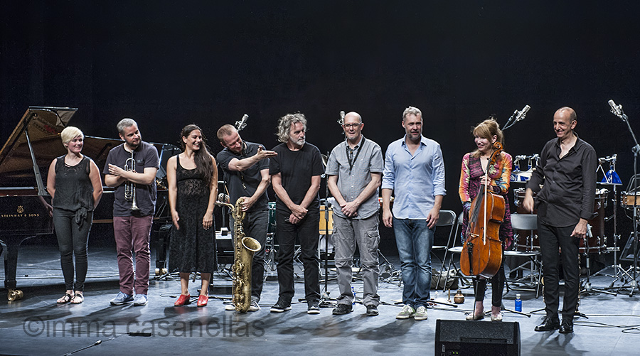 Agustí Fernández Celebration Ensemble amb Sònia Sánchez, Mercat de les Flors, Sala Ovidi Montllor, Barcelona 20-7-2015