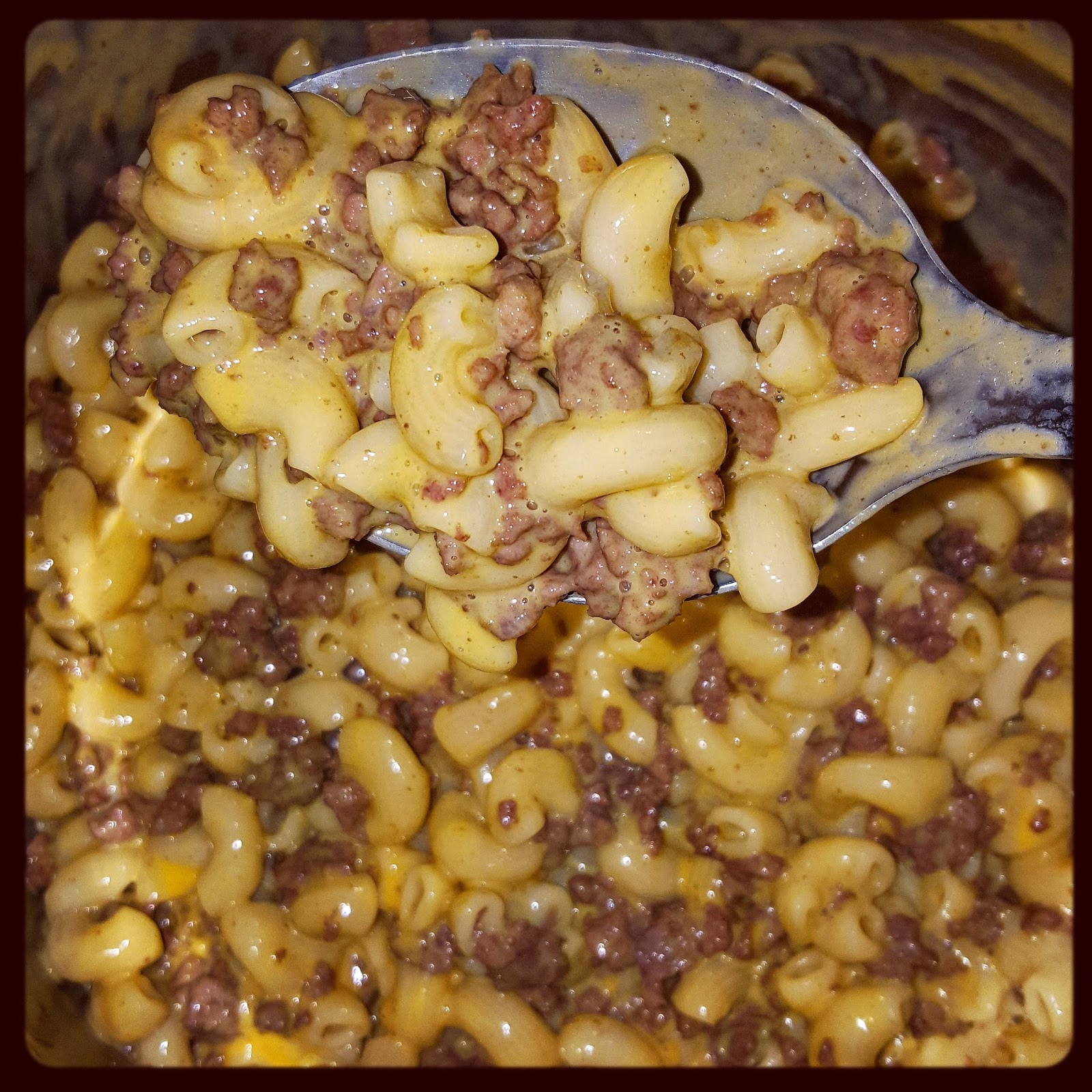 Food Under Pressure Semihomemade Beef Macaroni and Cheese [Instant