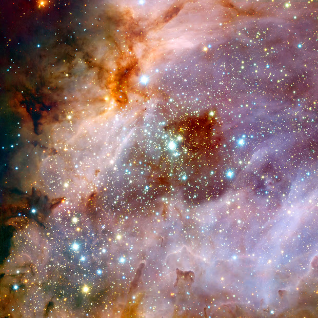 M17, the Omega Nebula, pictured by the Very Large Telescope