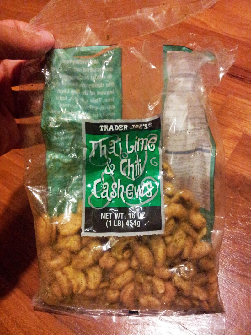 Wild Child Trader Joe's Thai Lime & Chili Cashews