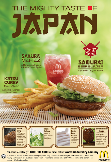 McDonald’s Samurai Burger Kembali