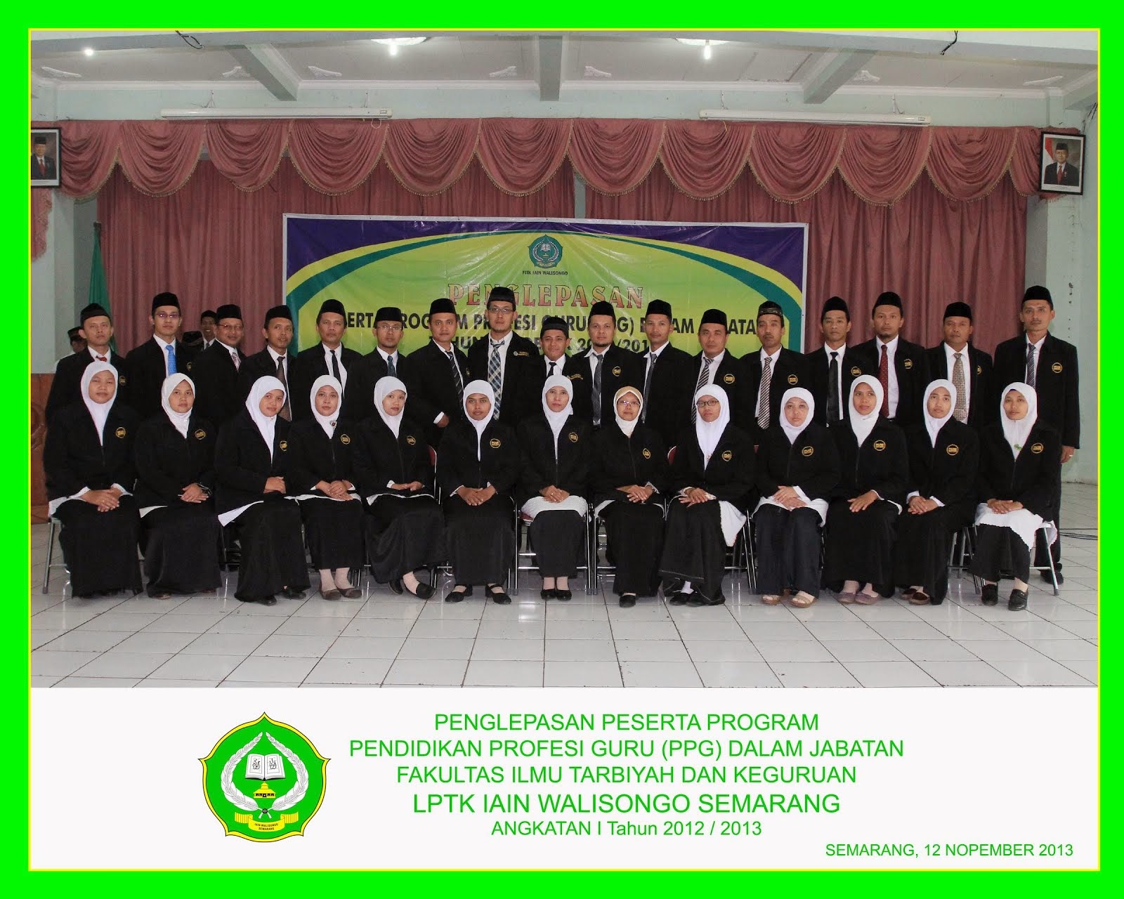 Pendidikan Profesi Guru (PPG) Dalam Jabatan Mapel Fiqih IAIN Walisongo Semarang Angk I Th.2012/2013