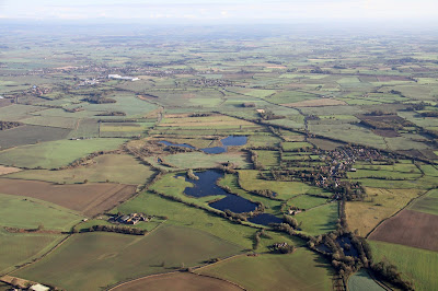Aerial shot of Staveley Reserve