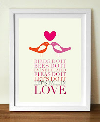 valentine poster mid century typography birds designs valentines lovely gifts a3 via modern inspired collect