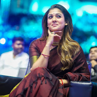 Nayanthara New Saree Stills At Zee Cine Awards Tamil 2020 