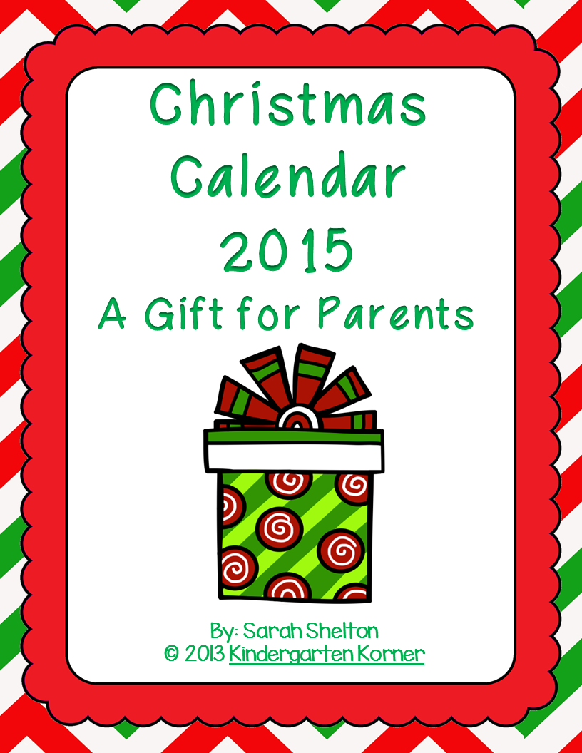 http://www.teacherspayteachers.com/Product/A-Christmas-Gift-for-Parents-422498