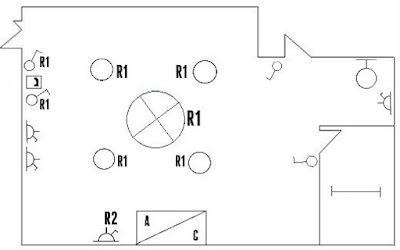 The World Through Electricity: How to draw three phase electrical floor