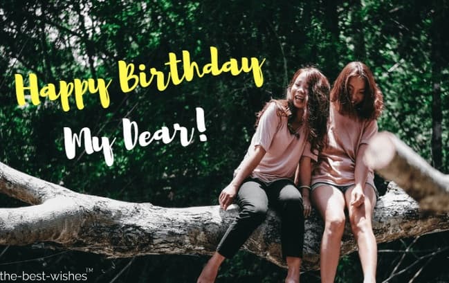 Happy Birthday My Dear Happy Birthday Image for Lovely Sister