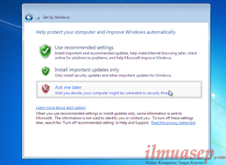 Proses Instalasi Windows 7