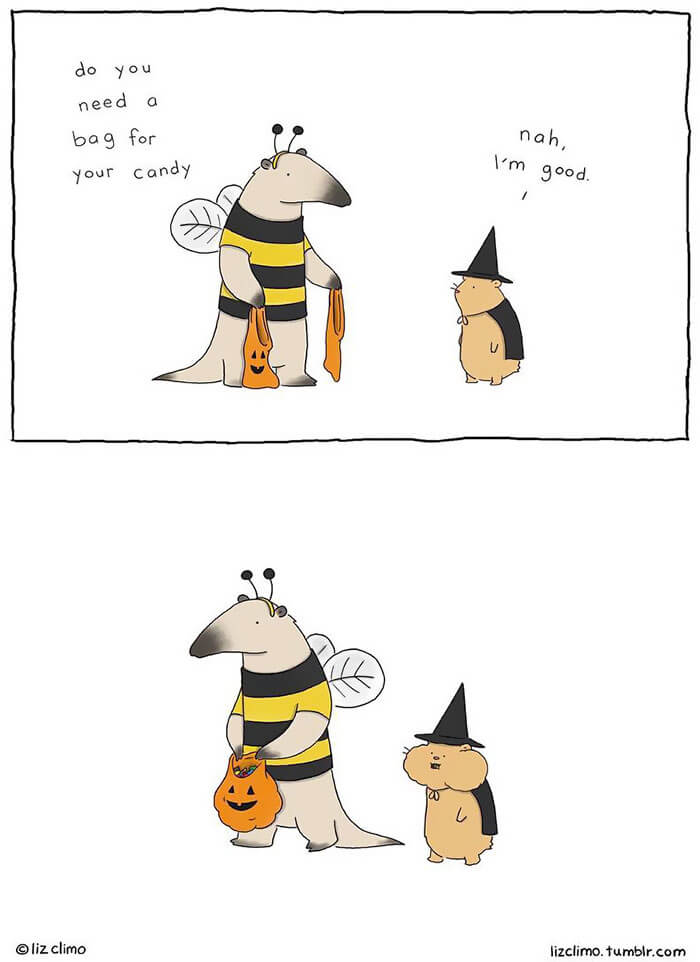 Hilarious Halloween Comics For People Who Truly Love To Celebrate This Day