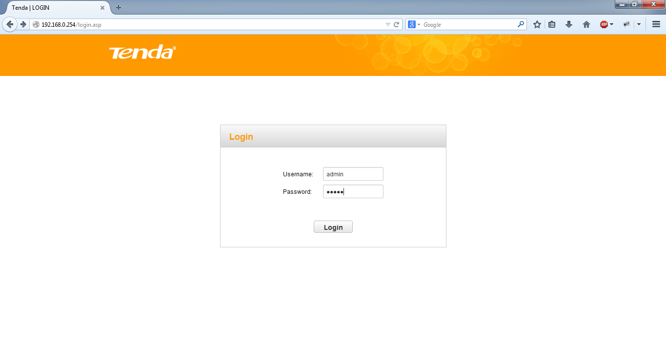 Tenda Wifi Com 192.168 O 1