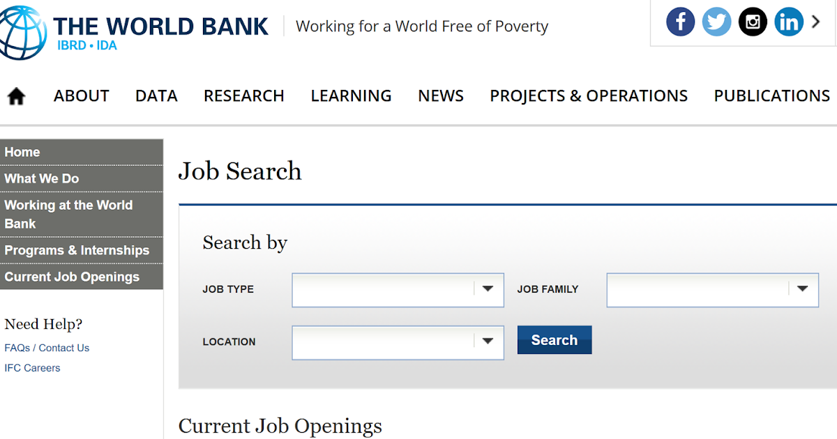 Sharing Knowledge JOBS WORLD BANK