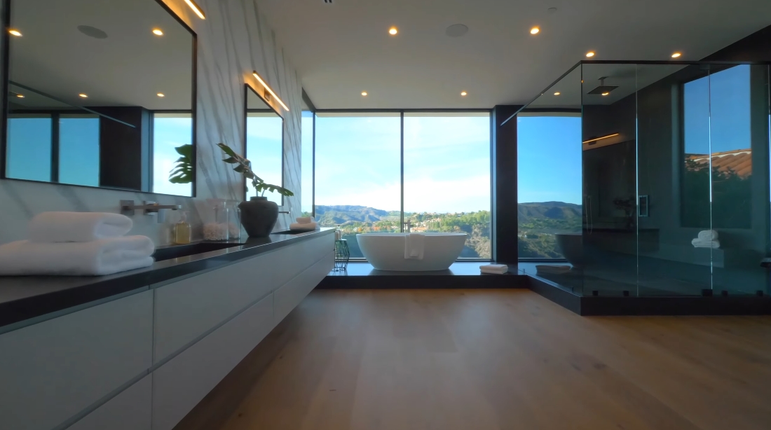 32 Interior Design Photos vs. 2103 Linda Flora Dr, Los Angeles, CA Luxury Home Tour