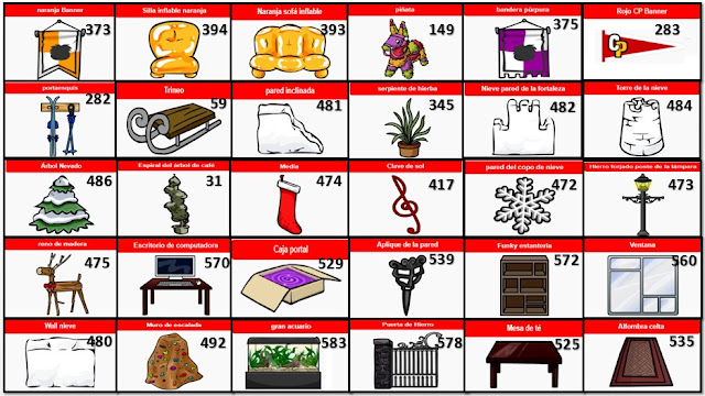 SuperCPPSAgente8312: CÓDIGOS MUEBLES