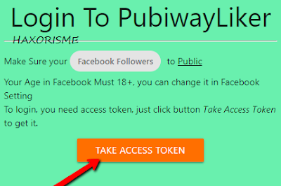 Mengambil Token PubiwayLiker Mengambil Token PubiwayLiker