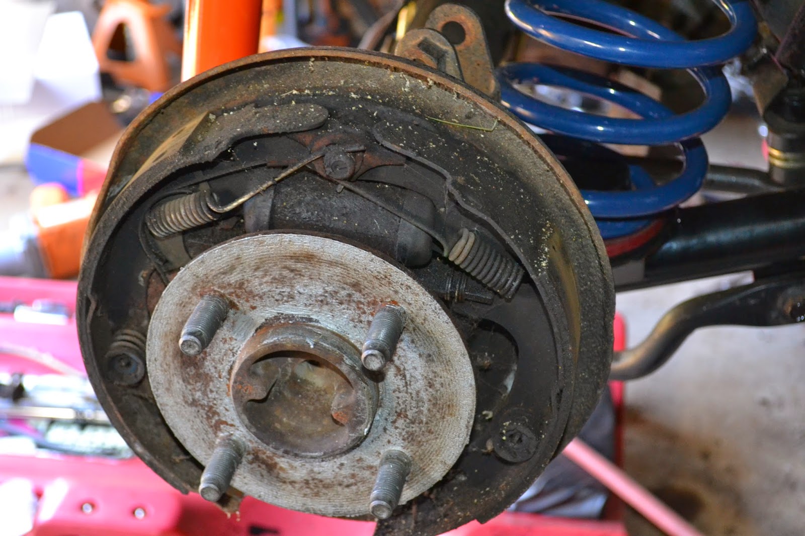 Fox Body Mustang Restoration 1992 Mustang Rear Drum Brakes