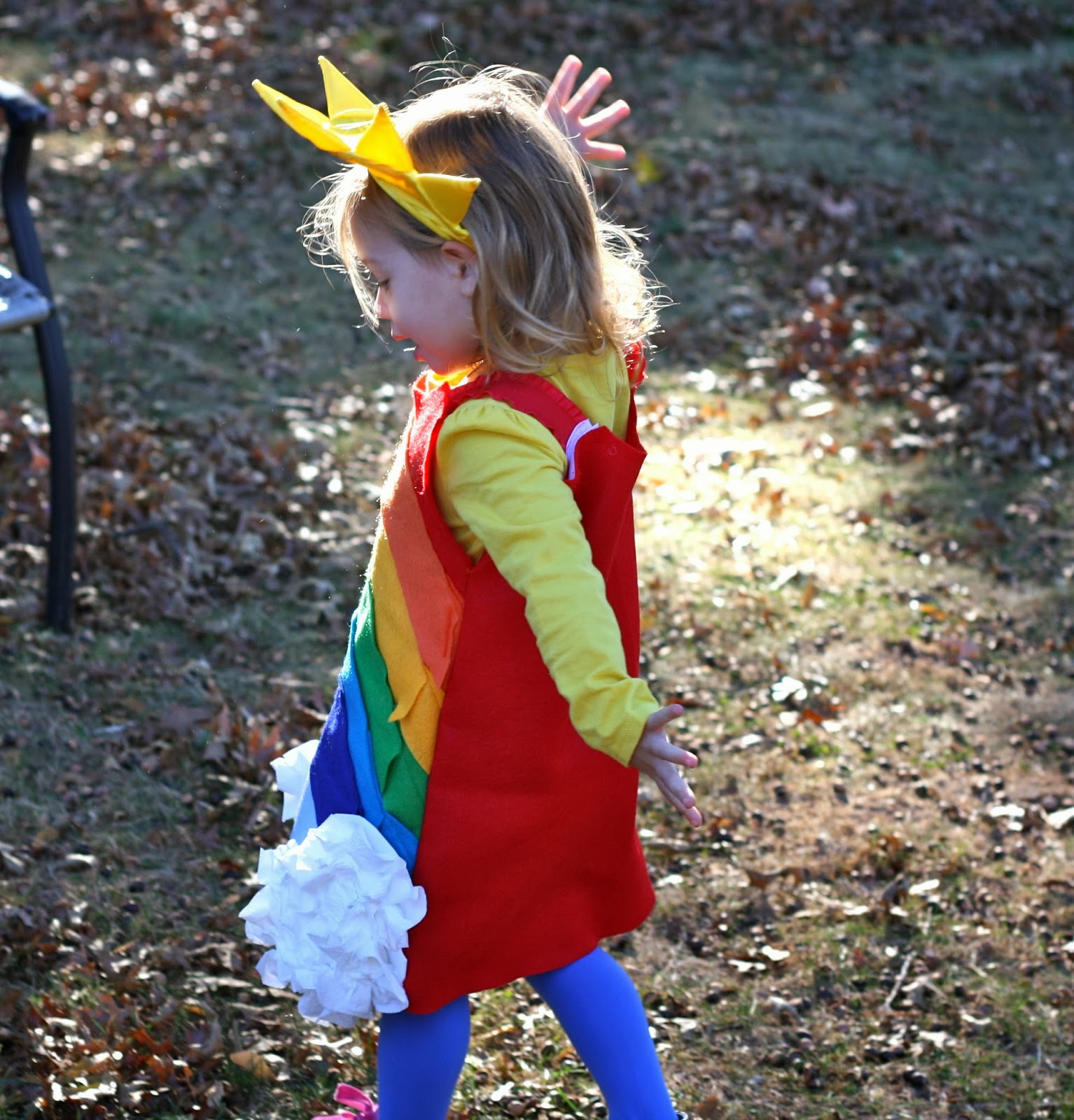 Costume arcobaleno fai da te clearance