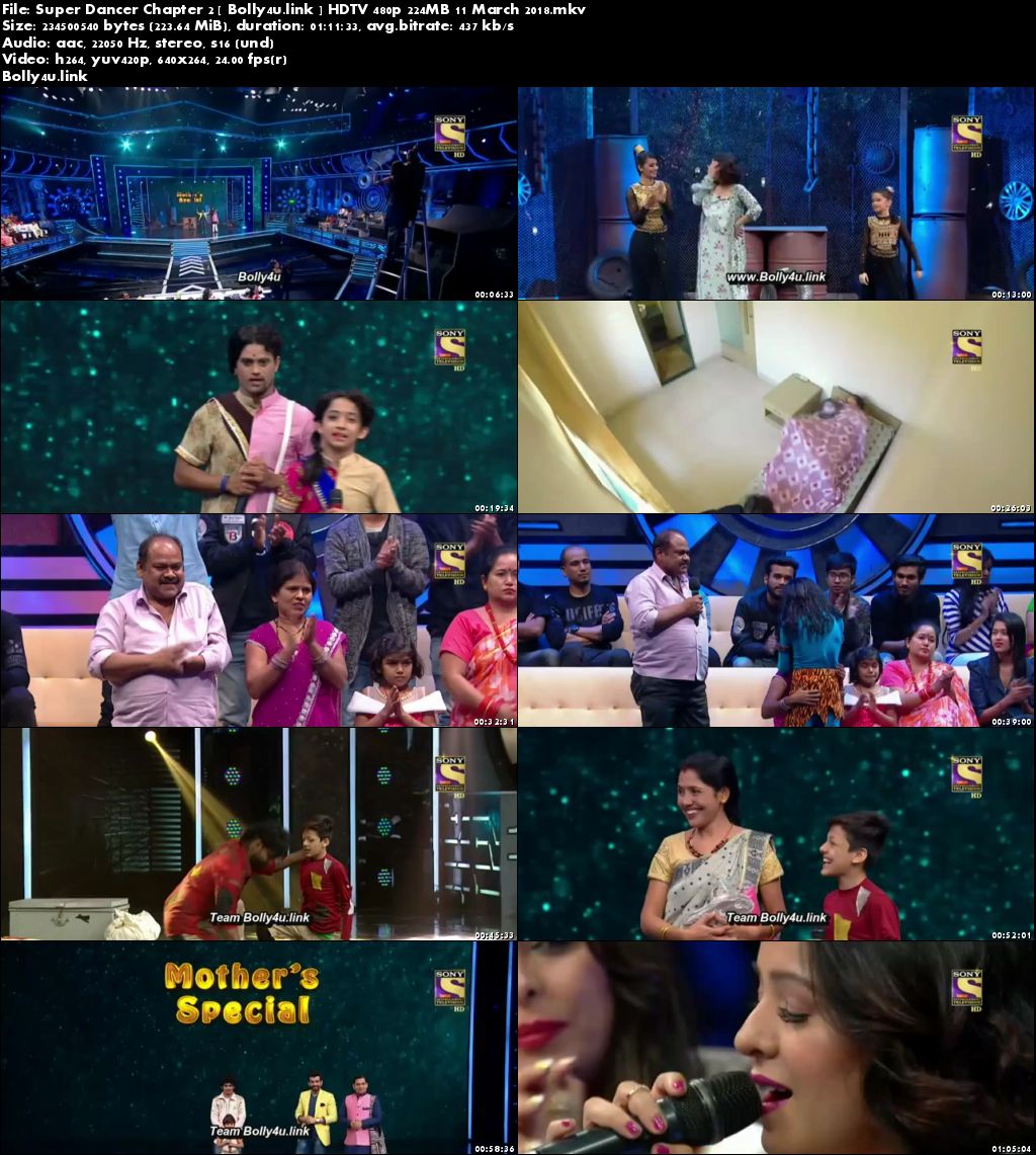 Super Dancer Chapter 2 HDTV 480p 200MB 11 March 2018 Download Super Dancer Chapter 2 HDTV 480p 200MB 11 March 2018 Download
