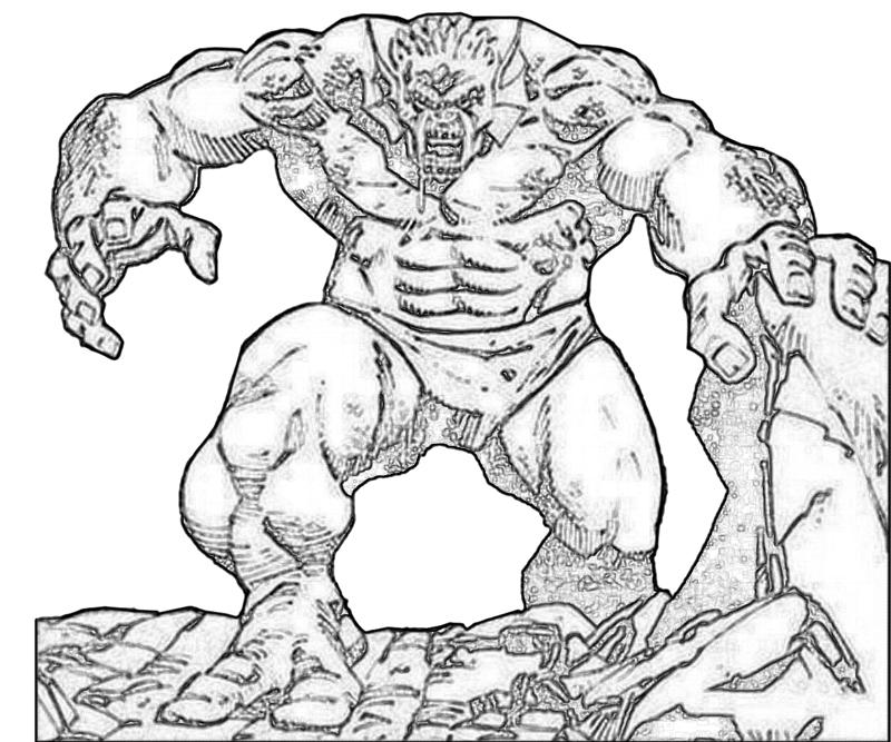 abomination coloring pages - photo #13