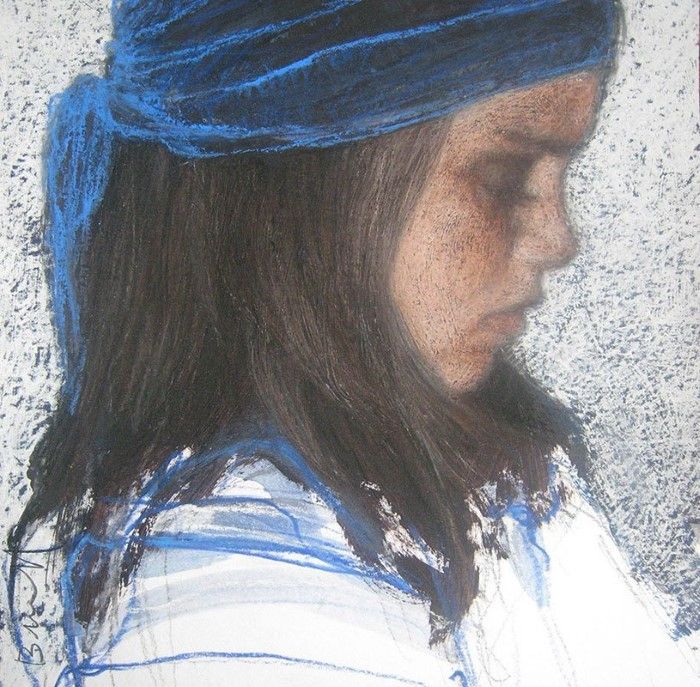 Фигуративные картины и портреты пастелью. Sophie Burbaloff Фигуративные картины и портреты пастелью. Sophie Burbaloff