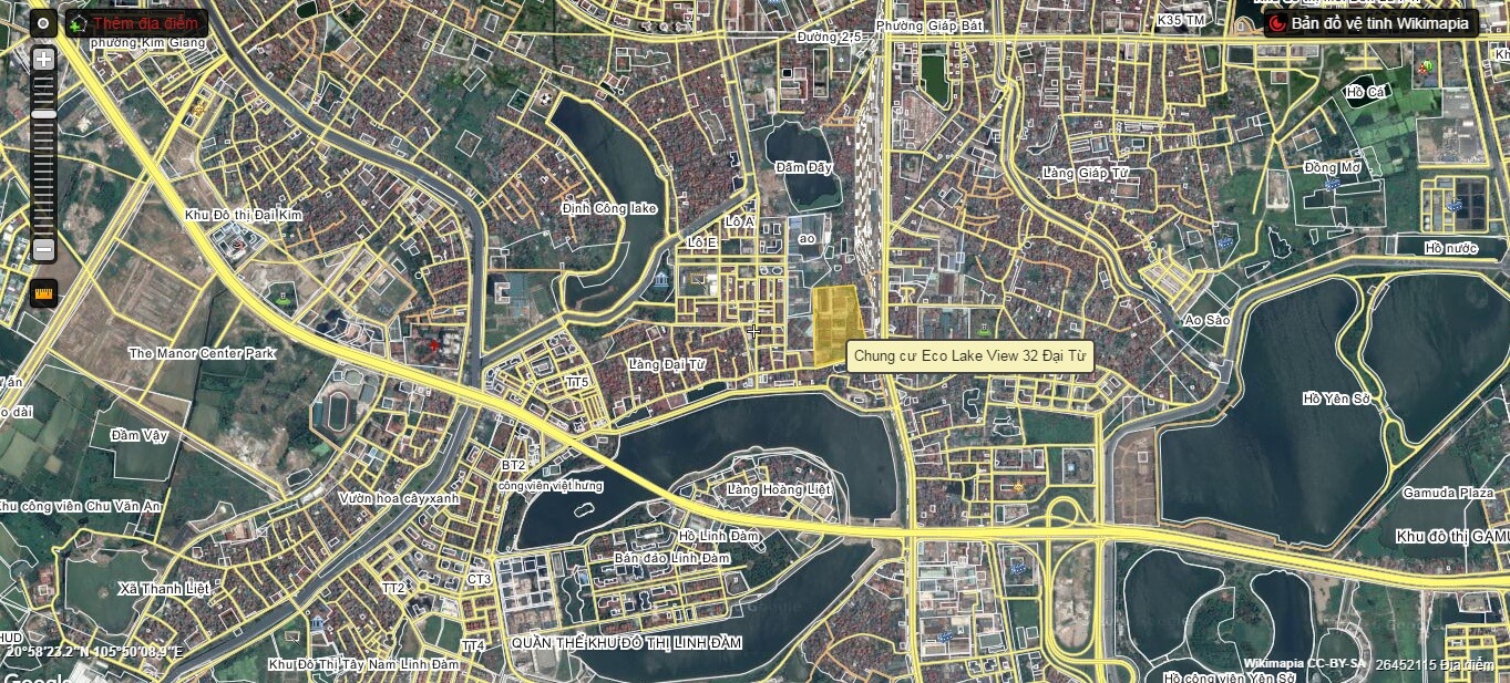 Vị trí dự án chung cư Eco Lake View 32 Đại Từ Vị trí dự án chung cư Eco Lake View 32 Đại Từ
