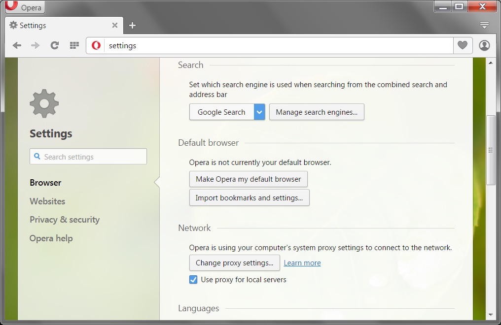 how secure is opera web browser