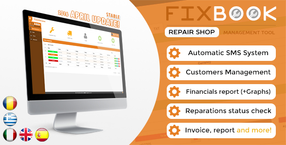 FixBook v2.2 - Repair Shop Management System - CodeCanyon