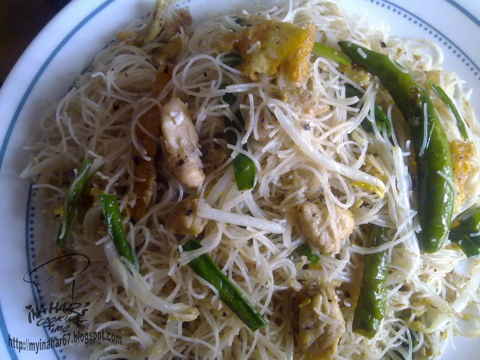 INAHAR'S COOKING TIME!: MEEHOON GORENG PUTIH ALA SINGAPORE