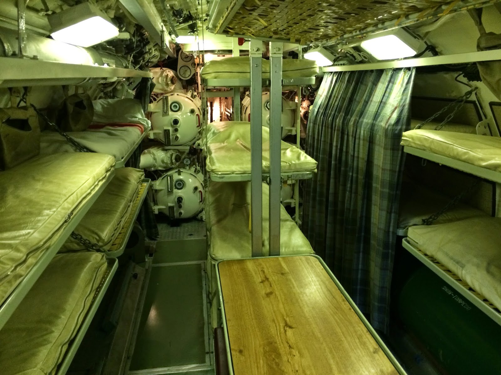 Onboard a submarine