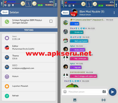 BBM Mod IOS 6 V2.13.1.14 Apk Update Download BBM Mod IOS 6 V2.13.1.14 Apk Update