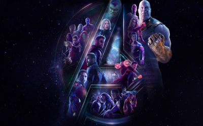 Avengers Infinity War Titre 2 - Fond d'Écran en Full HD 1080p