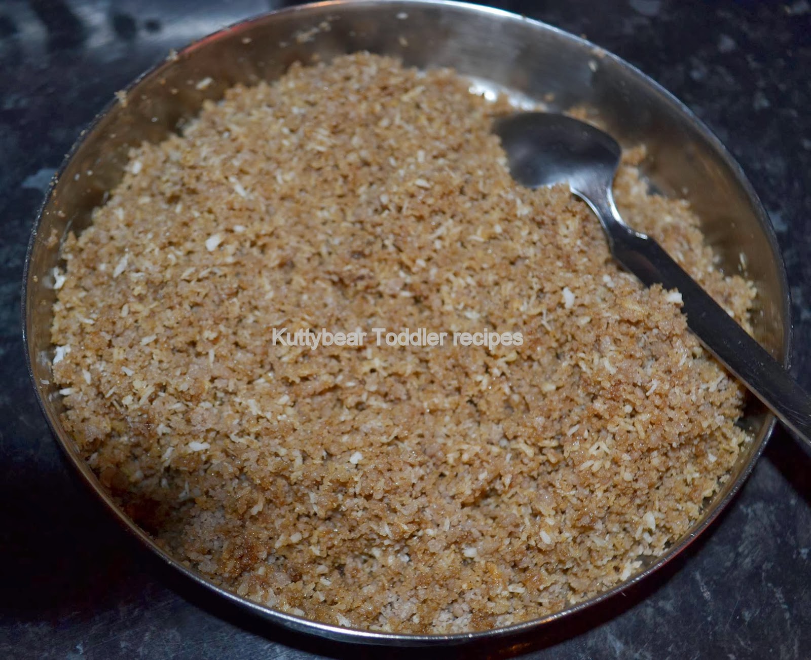 Homemade food ideas for Toddlers and young children Buckwheat Puttu