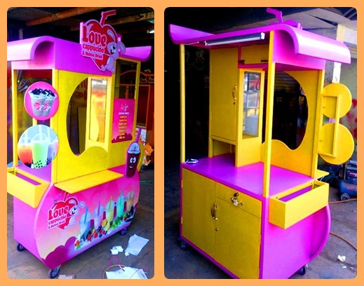 Gerobak Jus Unik Minimalis Modern Rp 3.900.000 Gerobak
