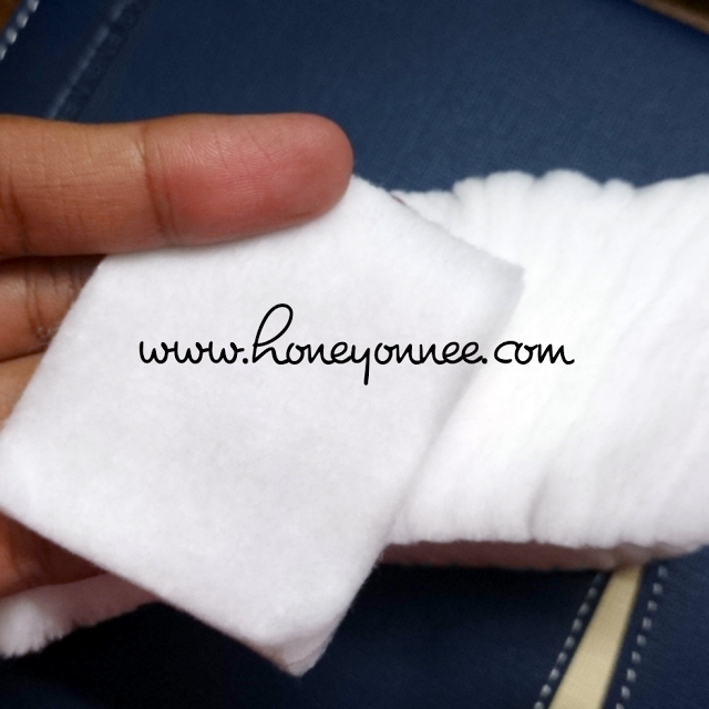 facial cotton facial cotton digunakan untuk mencuci muka , atau mekap menggunakan makeup remover