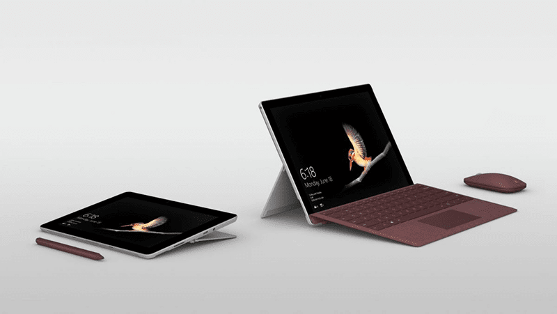 Surface Go Type Covers, pen, and mouse are sold separately Surface Go Type Covers, pen, and mouse are sold separately