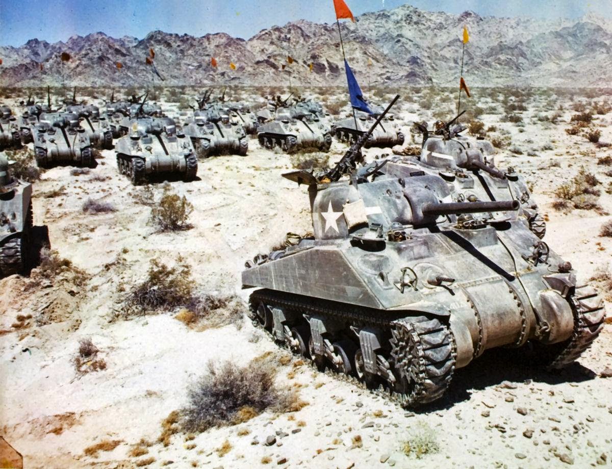 American Tanks Ww2