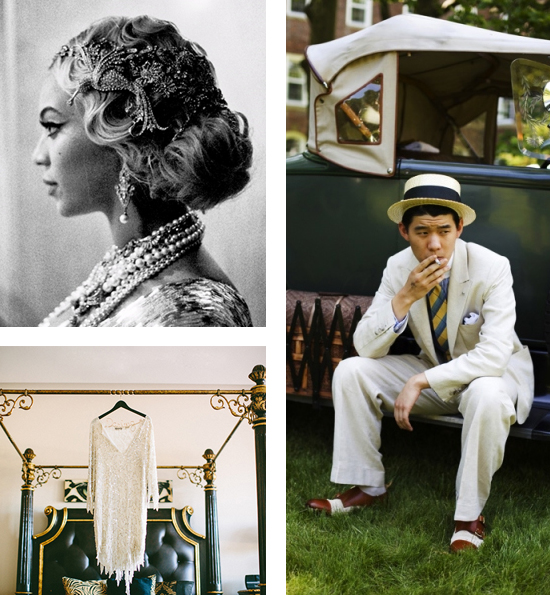 Great Gatsby Themed Wedding Inspiration