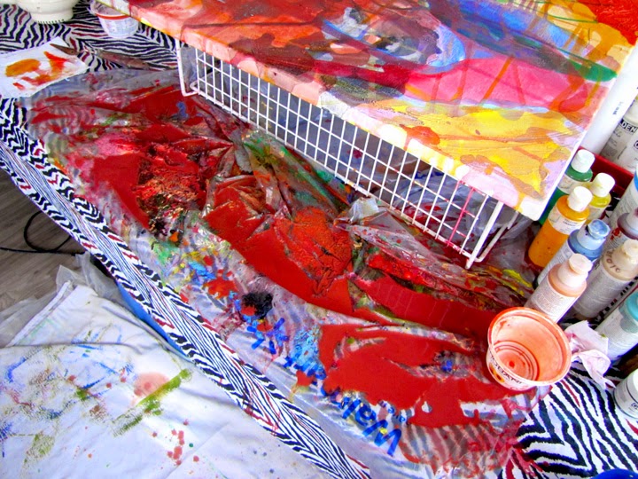 My Art Notes Techniques for Painting with Watered Down Acrylic Paints