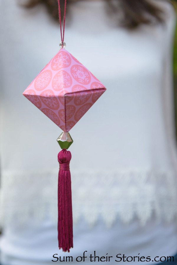 origami christmas tree ornament sum of their stories origami christmas tree ornament sum of their stories