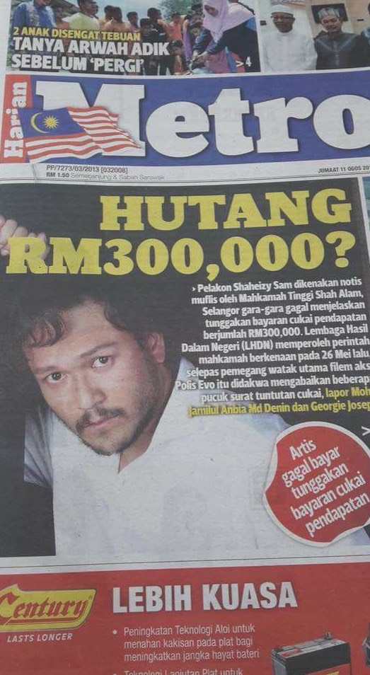 Pengajaran Dari Kisah Shaheizy Sam Vs LHDN