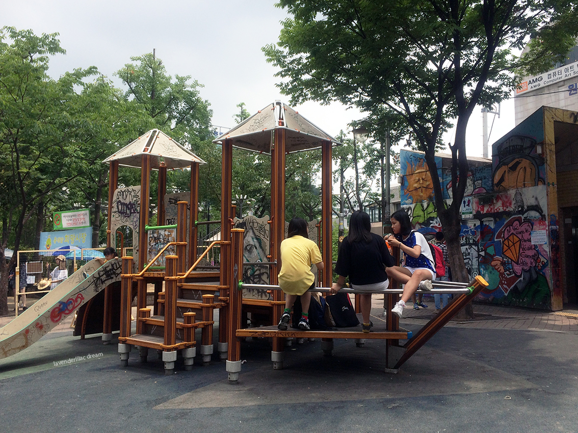 Seoul South Korea Hongdae Playground Park